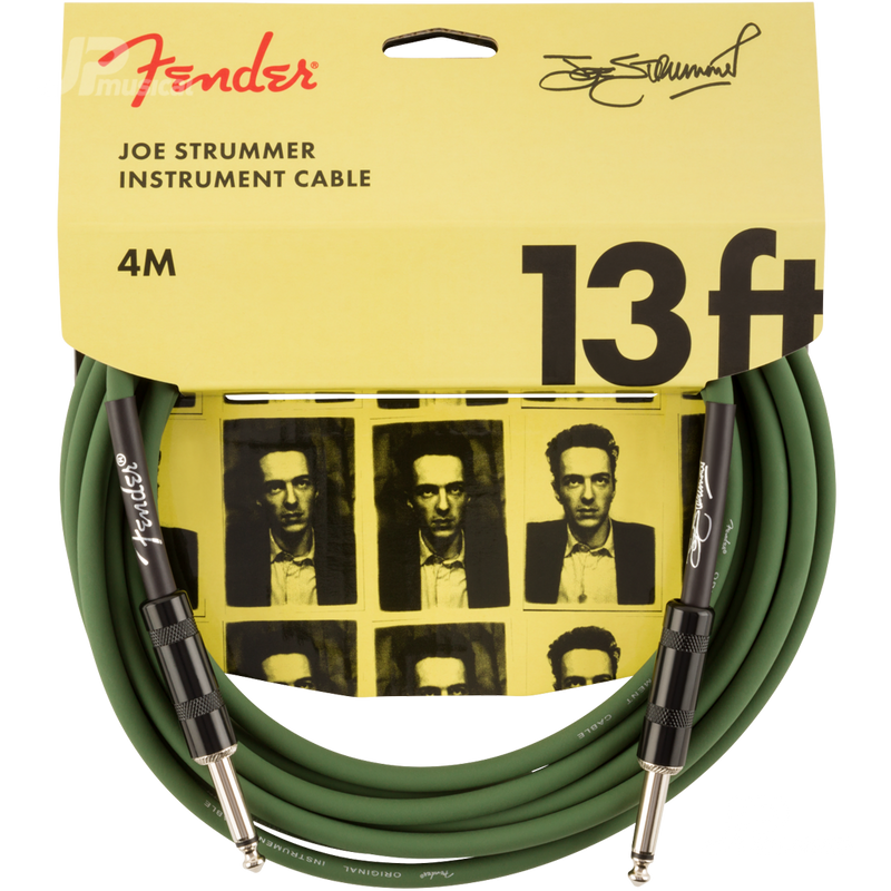 Fender 0990810276 Joe Strummer Pro Instrument Cable 13' Drab Green - JP Musical
