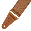 Fender 0996970000 Tooled Leather Guitar Strap Brown - JP Musical