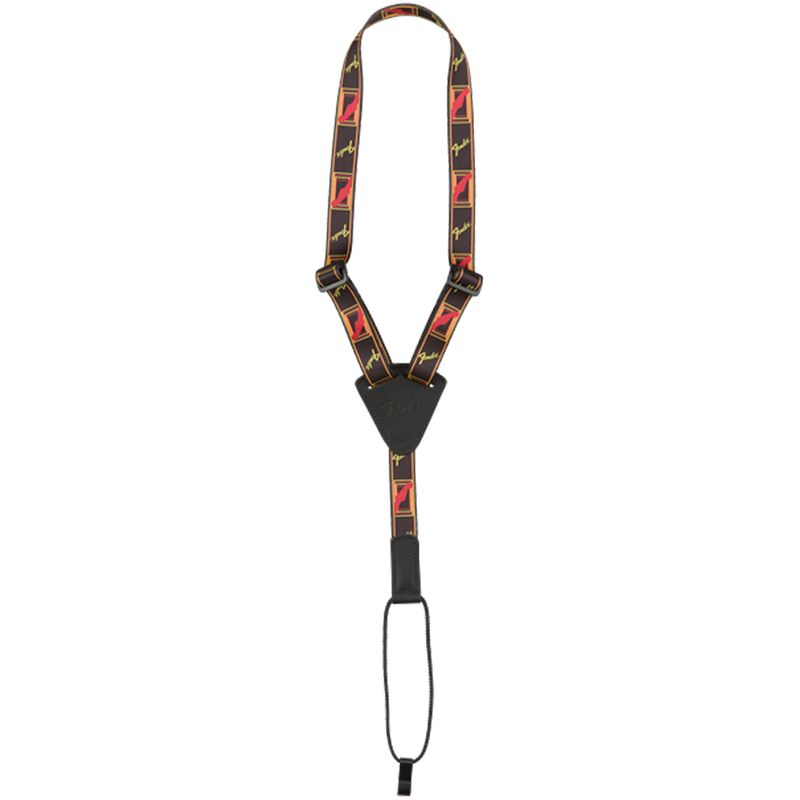 Fender 0990630002 Ukulele Strap Black/Yellow/Red - JP Musical