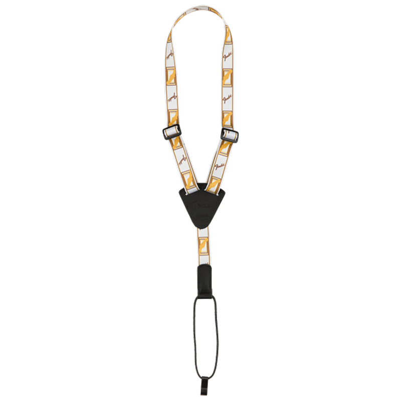 Fender 0990630004 Ukulele Strap White/Brown/Yellow - JP Musical