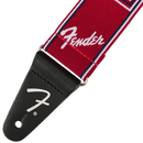 Fender 0990686009 WeighLess Monogram Strap Red/White/Blue - JP Musical