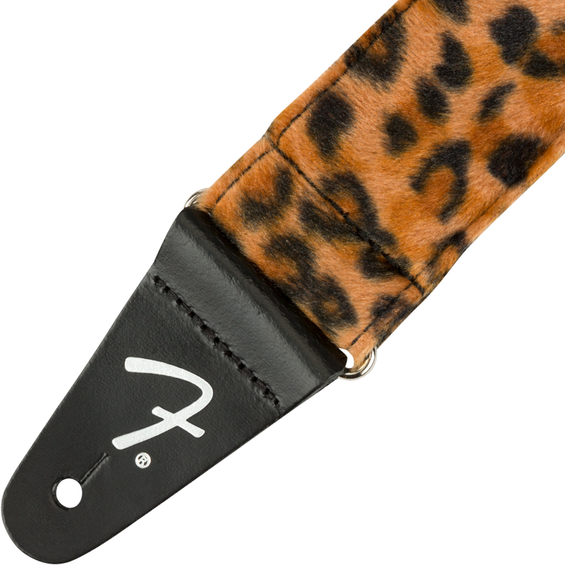 Fender 0990601053 Wild Animal Print Strap Leopard 2" - JP Musical