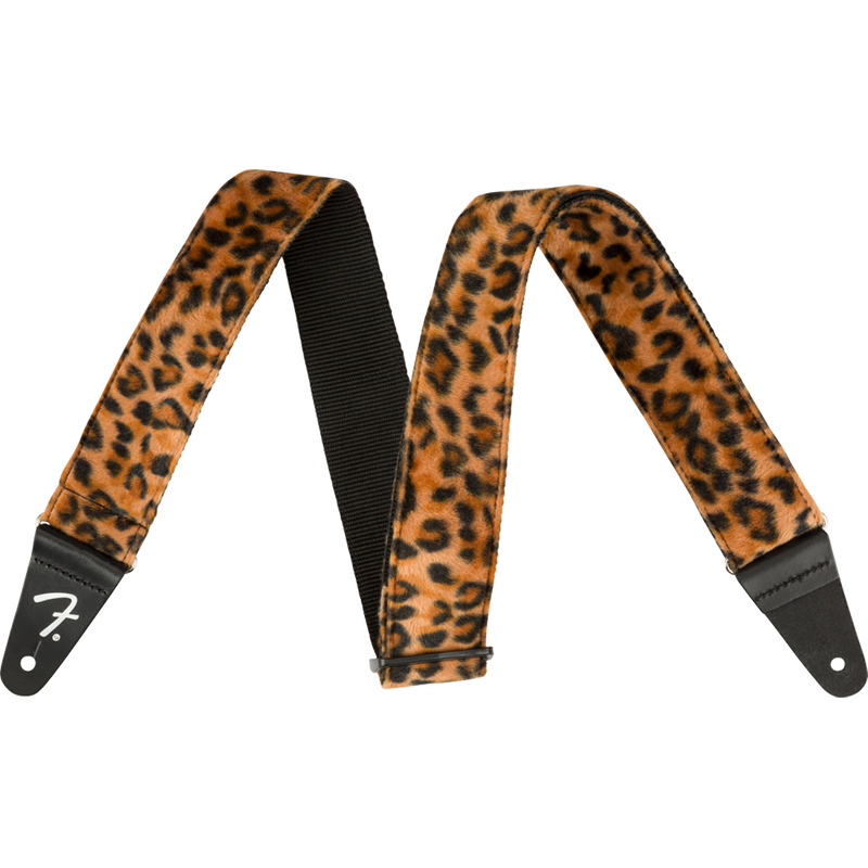 Fender 0990601053 Wild Animal Print Strap Leopard 2" - JP Musical