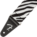 Fender 0990601051 Wild Animal Print Strap Zebra 2" - JP Musical