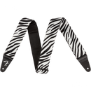 Fender 0990601051 Wild Animal Print Strap Zebra 2" - JP Musical