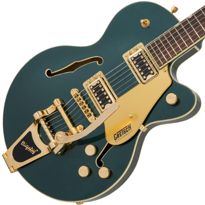 Gretsch 2509700546 G5655TG Electromatic Center Block Jr. Single-Cut with Bigsby Cadillac Green - JP Musical