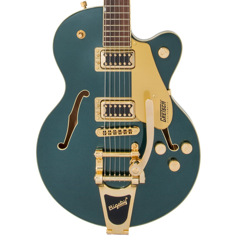 Gretsch 2509700546 G5655TG Electromatic Center Block Jr. Single-Cut with Bigsby Cadillac Green - JP Musical