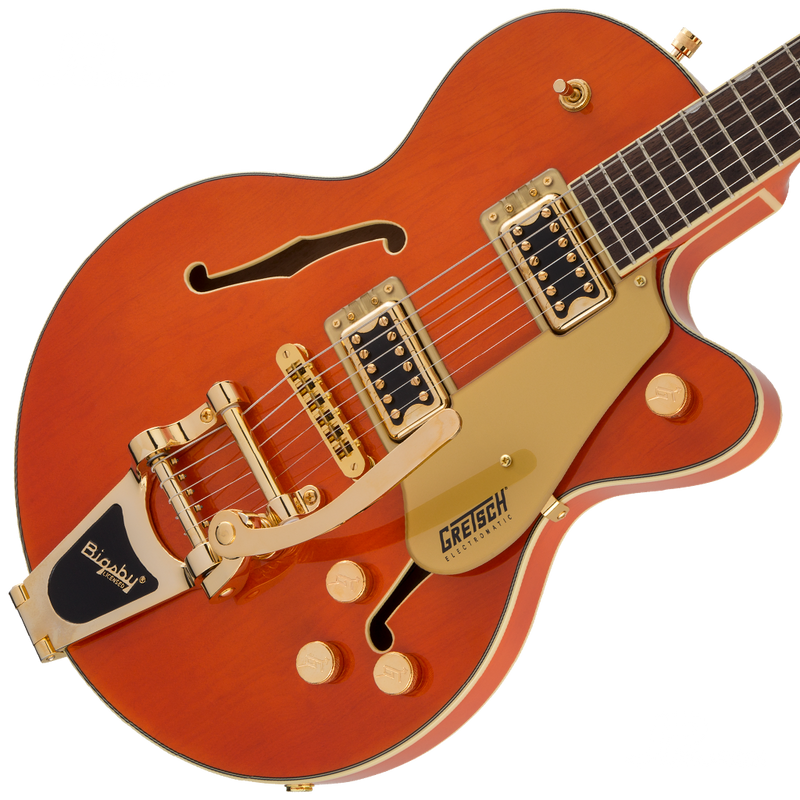 Gretsch 2509700512 G5655TG Electromatic Center Block Jr. Single-Cut with Bigsby Orange Stain - JP Musical