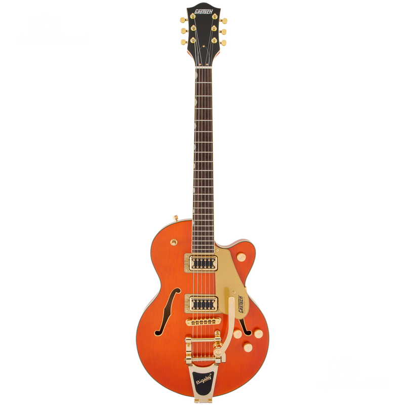 Gretsch 2509700512 G5655TG Electromatic Center Block Jr. Single-Cut with Bigsby Orange Stain - JP Musical