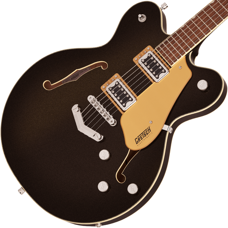 Gretsch 2508300565 G5622 Electromatic Center Block Double-Cut with V-Stoptail Black Gold - JP Musical