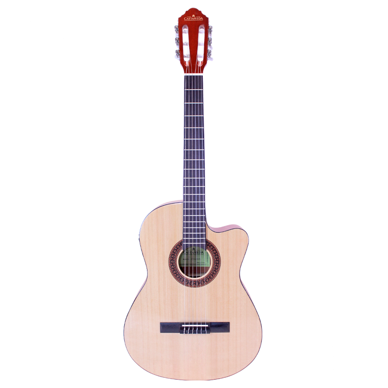 GUITARRA CLASICA A/E CASTAÑEDA CSTCGN4 W/BAG - JP Musical