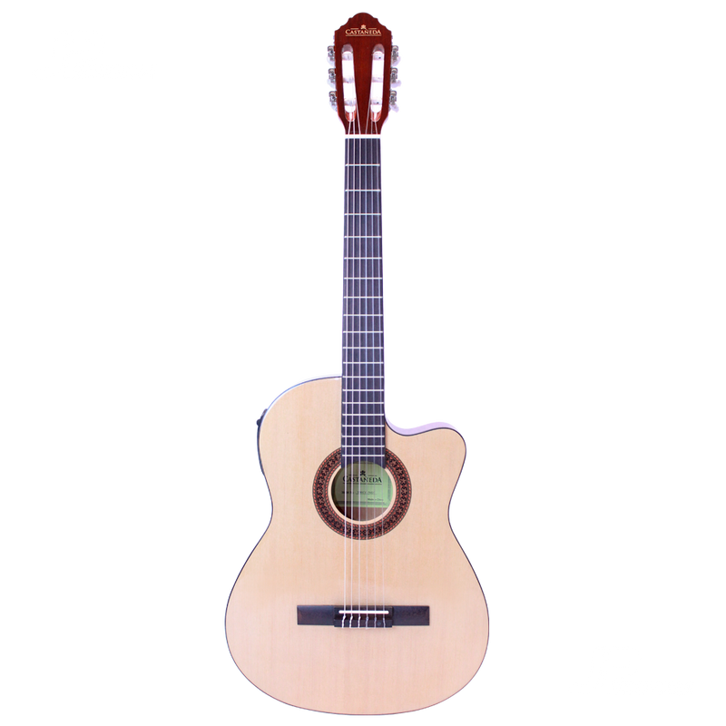 GUITARRA CLASICA A/E CASTAÑEDA CSTCGN5 W/BAG - JP Musical