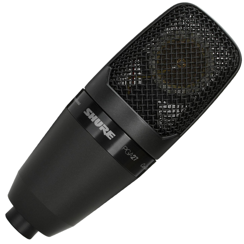 MICROFONO CONDENSADOR SHURE PGA27LC  C/CABLE - JP Musical