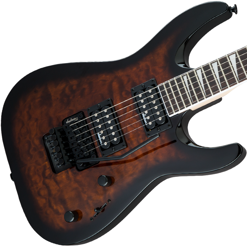 GUITARRA ELECTRICA JACKSON 2910113510 JS32Q DKA AH FB DRK SNBRST - JP Musical