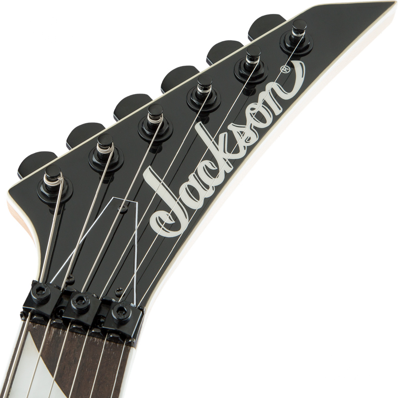 GUITARRA ELECTRICA JACKSON 2910137572 JS32 RR AH FB BLACK WHITE BEVELS - JP Musical