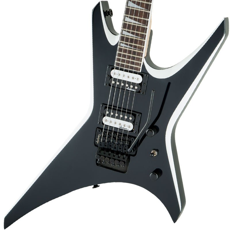 GUITARRA ELECTRICA JACKSON 2910146572 JS32 WR AH FB BLACK W WHITE BEVELS - JP Musical