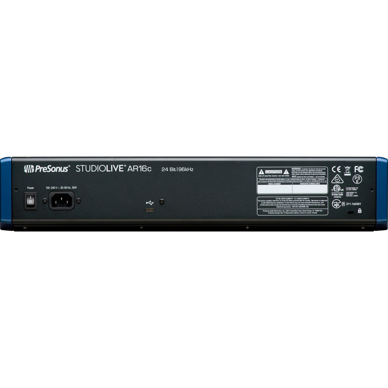 MEZCLADORA PRESONUS 2779200102 STUDIOLIVE AR16C MIXER - JP Musical