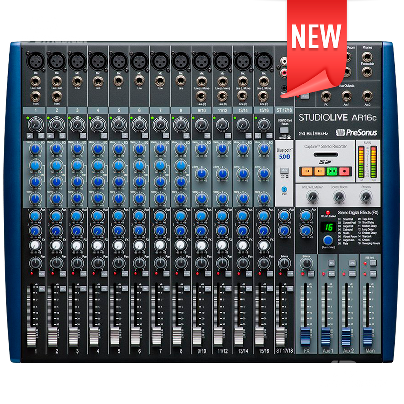 MEZCLADORA PRESONUS 2779200102 STUDIOLIVE AR16C MIXER - JP Musical