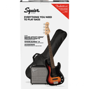 Squier 0372980000 Affinity Series Precision Bass PJ Pack 3-Color Sunburst - JP Musical