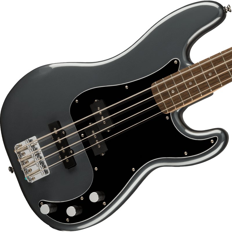 Squier 0378551569 Affinity Series Precision Bass PJ Black Pickguard Charcoal Frost Metallic - JP Musical