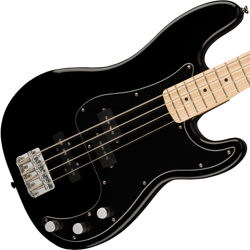 Squier 0378553506 Affinity Series Precision Bass PJ Black Pickguard Black - JP Musical