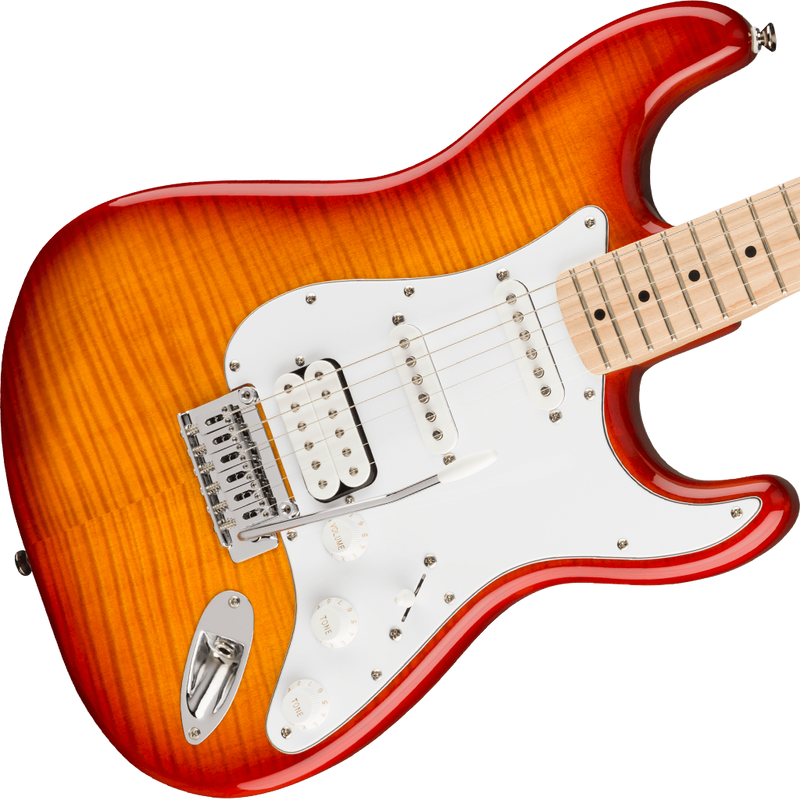 Squier 0378152547 Affinity Series Stratocaster FMT HSS Maple Fingerboard Sienna Sunburst - JP Musical