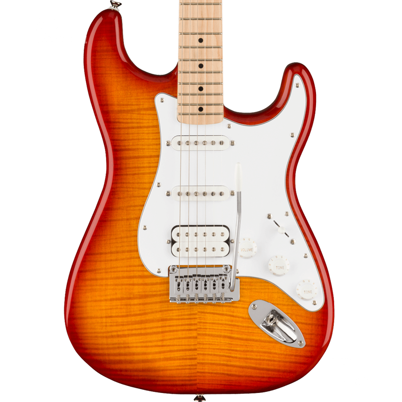 Squier 0378152547 Affinity Series Stratocaster FMT HSS Maple Fingerboard Sienna Sunburst - JP Musical