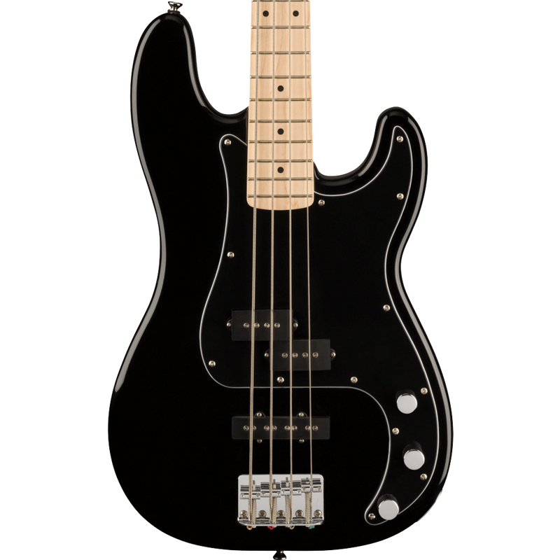 Squier 0378553506 Affinity Series Precision Bass PJ Black Pickguard Black - JP Musical