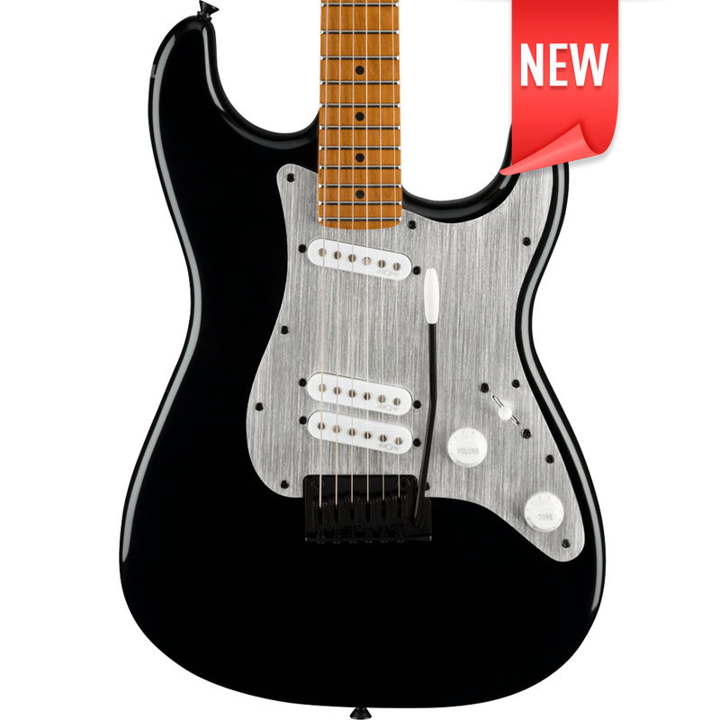 Squier 0370230506 Contemporary Stratocaster Special Roasted Maple Fingerboard Black - JP Musical