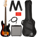 PAQUETE BAJO SQUIER 0372980000 PK PJ BASS LRL 3TS R15 120V - JP Musical