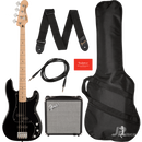 PAQUETE BAJO SQUIER 0372981006 PK PJ BASS MN BLK R15 120V - JP Musical