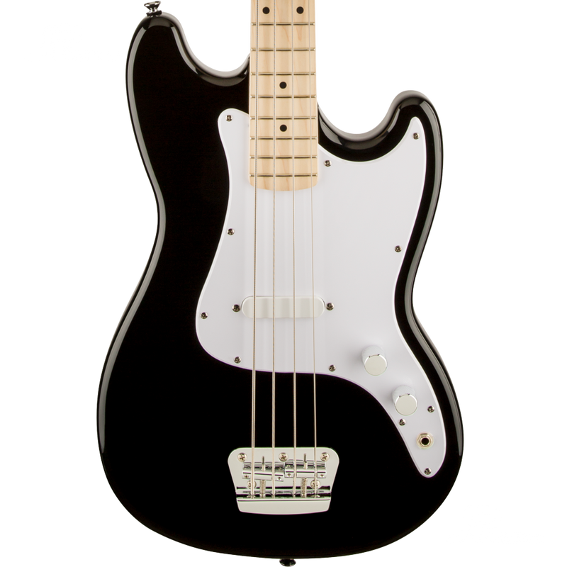 Squier 0310902506 Bronco Bass Maple Fingerboard White Pickguard Black - JP Musical