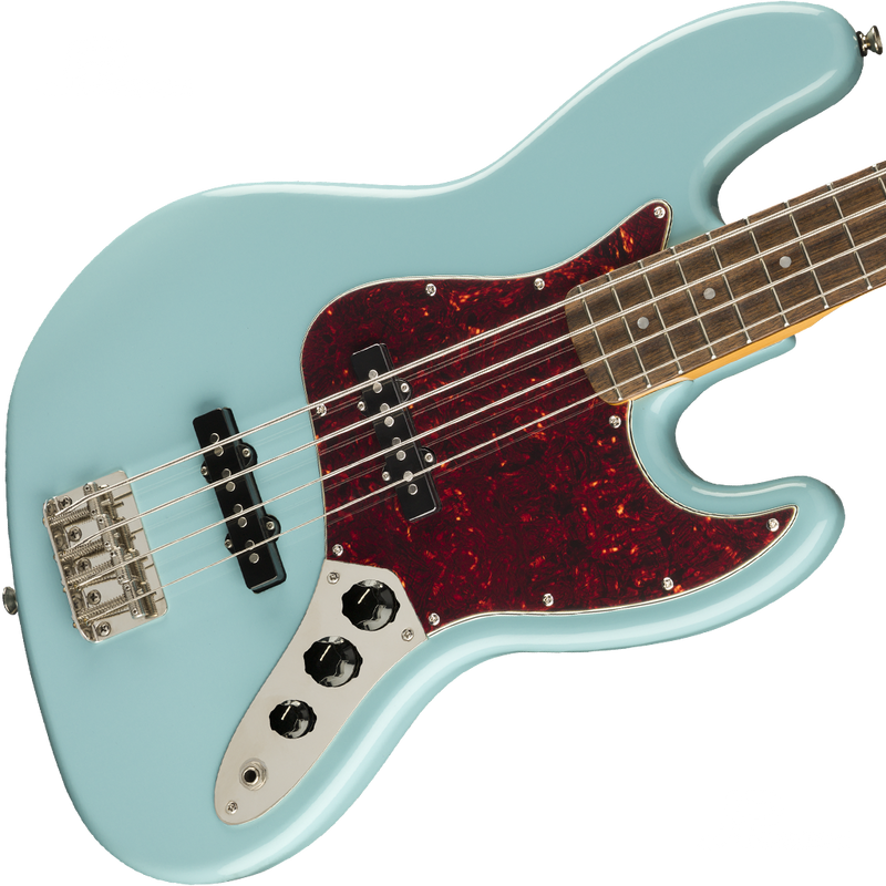 Squier 0374530504 Classic Vibe '60s Jazz Bass Laurel Fingerboard Daphne Blue - JP Musical