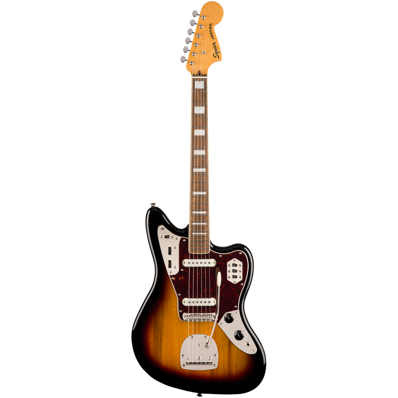 Squier 0374090500 Classic Vibe '70s Jaguar Laurel Fingerboard 3-Tone Sunburst - JP Musical