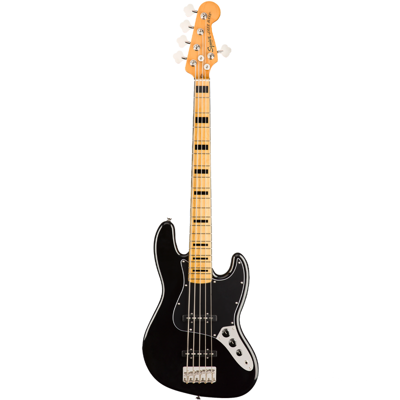 Squier 0374550506 Classic Vibe '70s Jazz Bass V Maple Fingerboard Black - JP Musical
