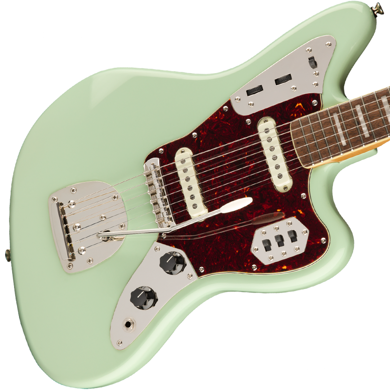 Squier 0374090557 Classic Vibe '70s Jaguar Laurel Fingerboard Surf Green - JP Musical