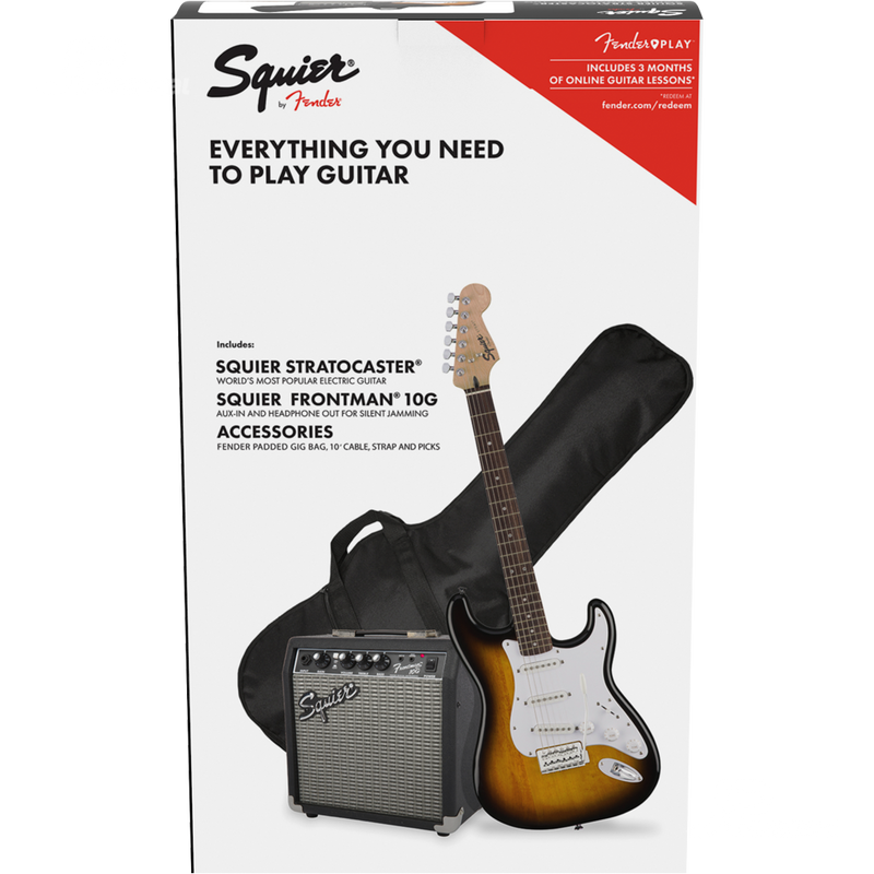 Squier 0371823032 Stratocaster Pack Laurel Fingerboard Brown Sunburst - JP Musical