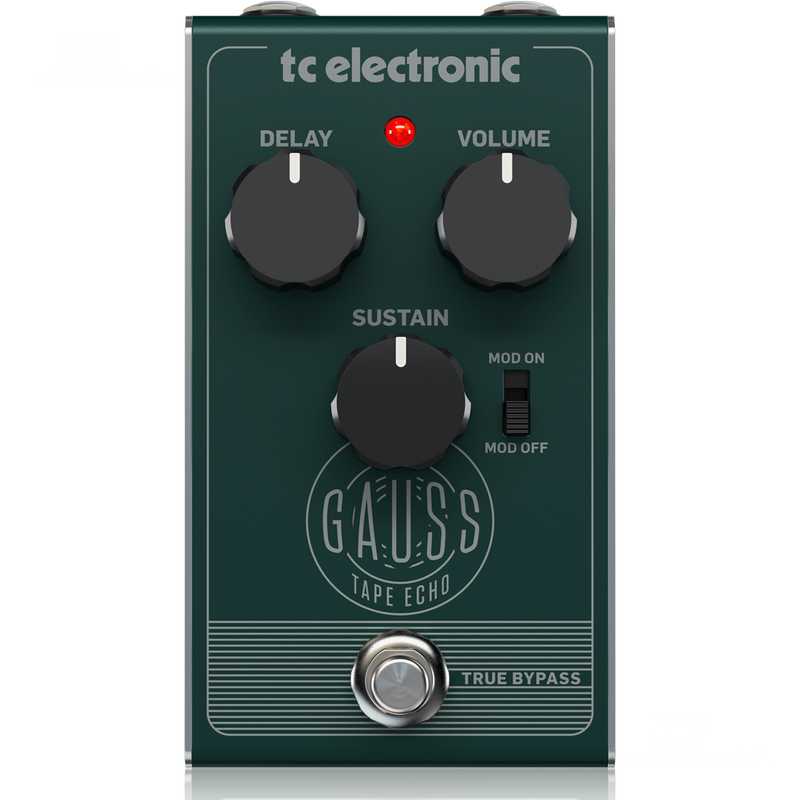 PEDAL DE EFECTOS TC ELECTRONICS GAUSS TAPE ECHO - JP Musical
