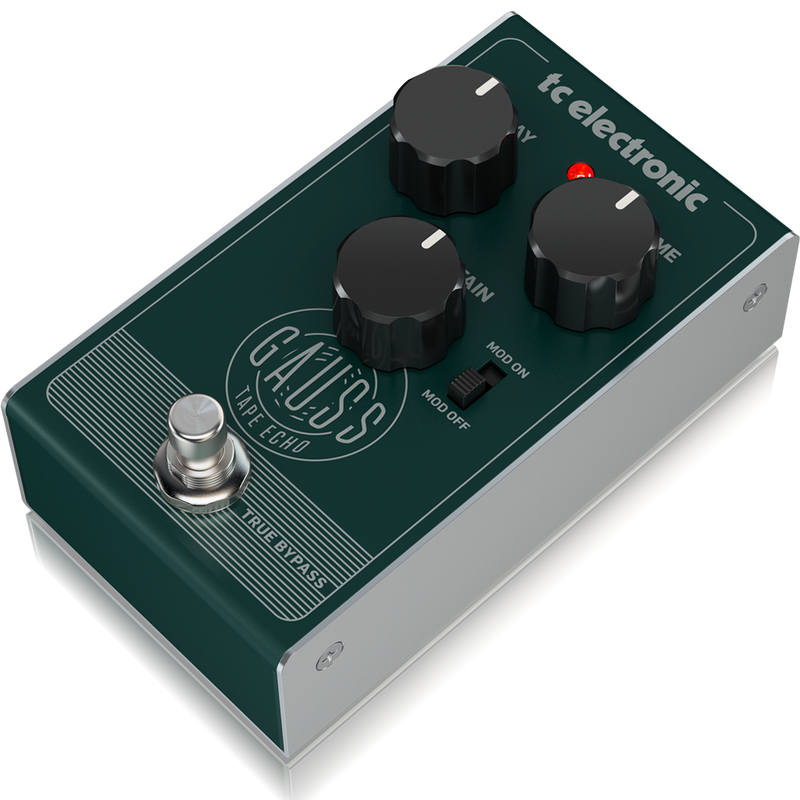 PEDAL DE EFECTOS TC ELECTRONICS GAUSS TAPE ECHO - JP Musical