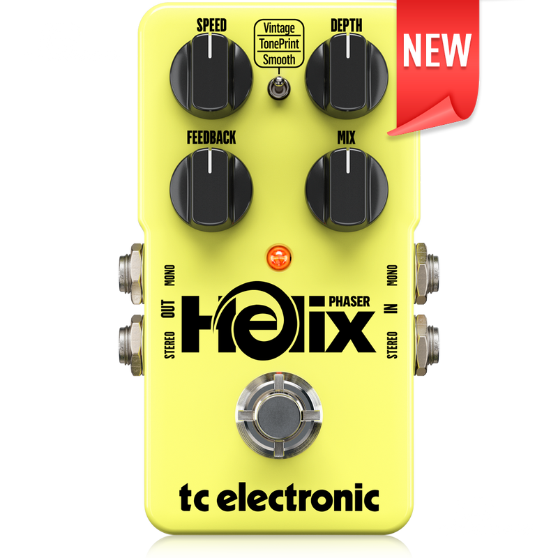 PEDAL DE EFECTOS TC ELECTRONIC HELIXPHSR HELIX PHASER - JP Musical