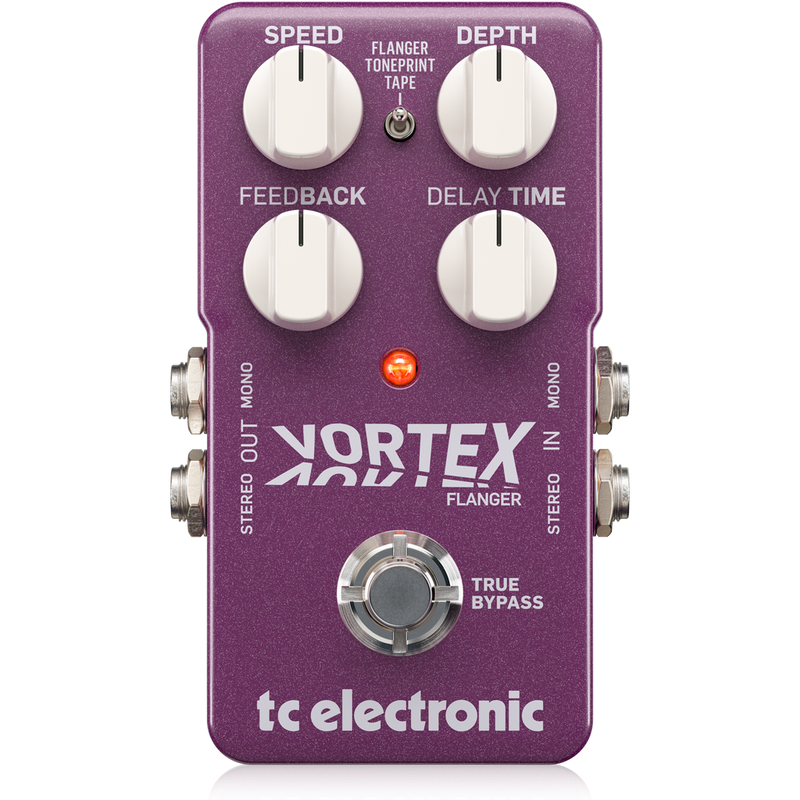 PEDAL DE EFECTOS TC ELECTRONICS VORTEXFLANGER - JP Musical