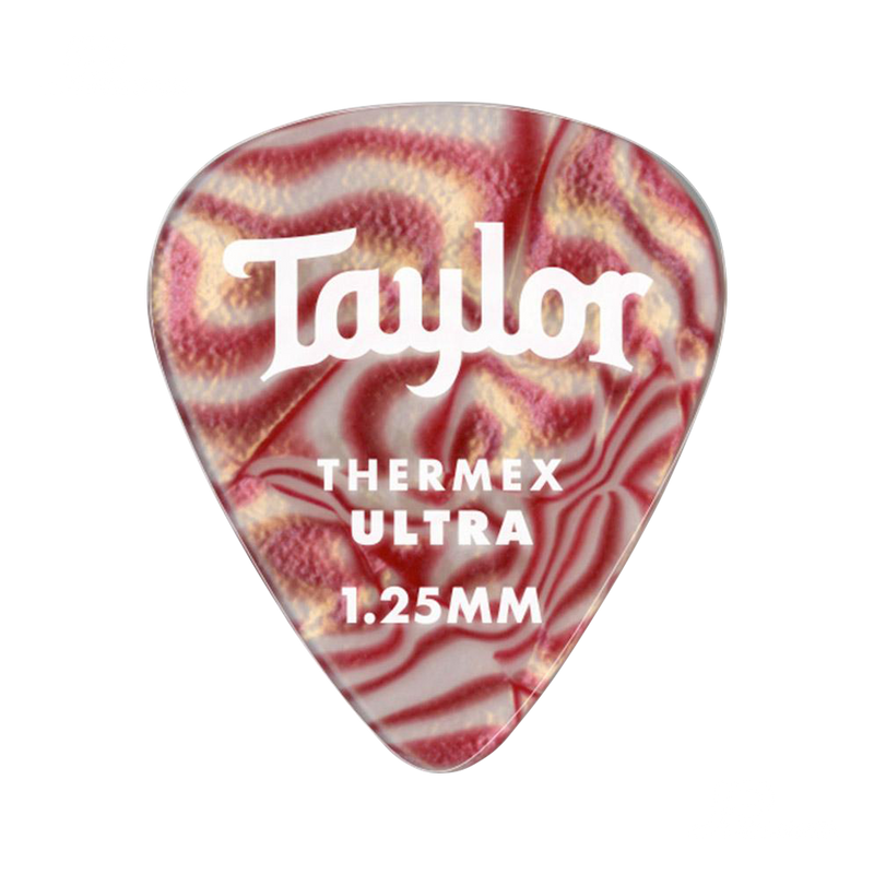 PAQUETE DE PUAS TAYLOR 70711 PICKS THERMEX 351-1.25MM RUBY SWIRL ULTRA 6-PC - JP Musical