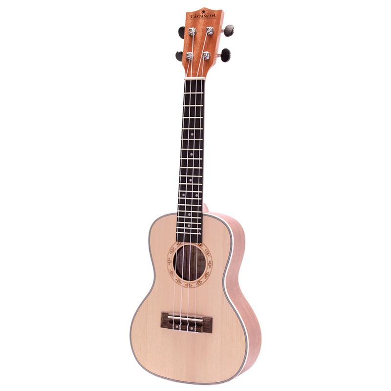 UKULELE CONCERT CASTAÑEDA CSTUK604 W/STRAP,BAG - JP Musical