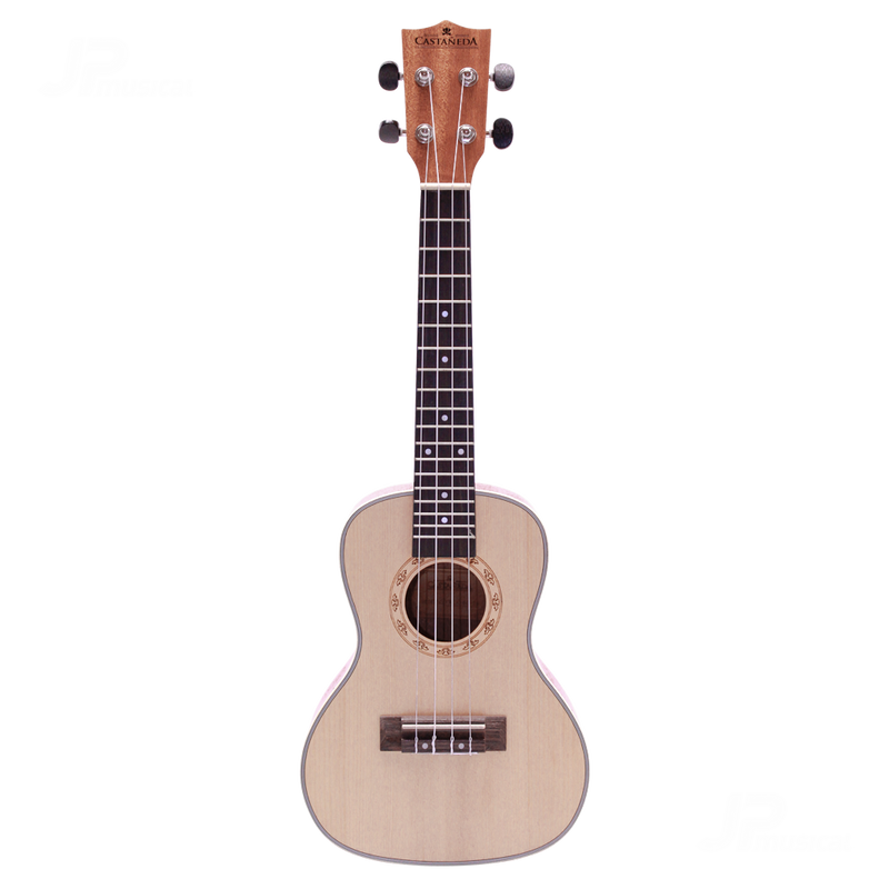 UKULELE CONCERT CASTAÑEDA CSTUK604 W/STRAP,BAG - JP Musical