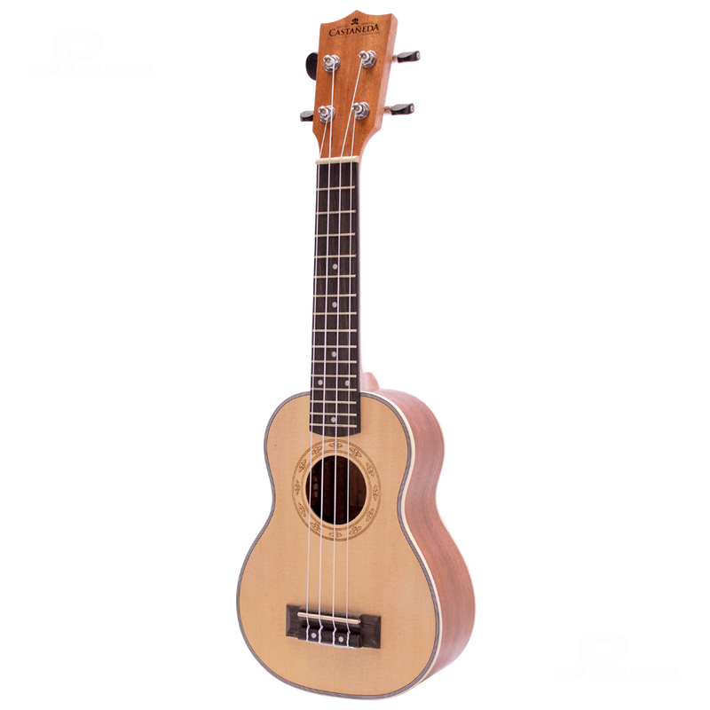 UKULELE SOPRANO CASTAÑEDA CSTUK601 W/STRAP,BAG - JP Musical