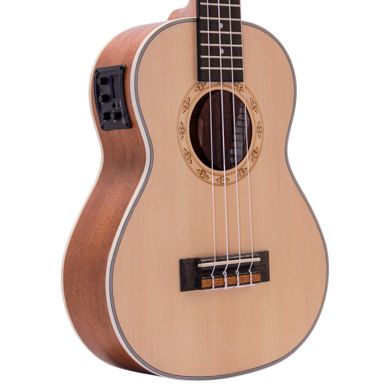 UKULELE TENOR CASTAÑEDA CSTUK607 W/STRAP,BAG - JP Musical