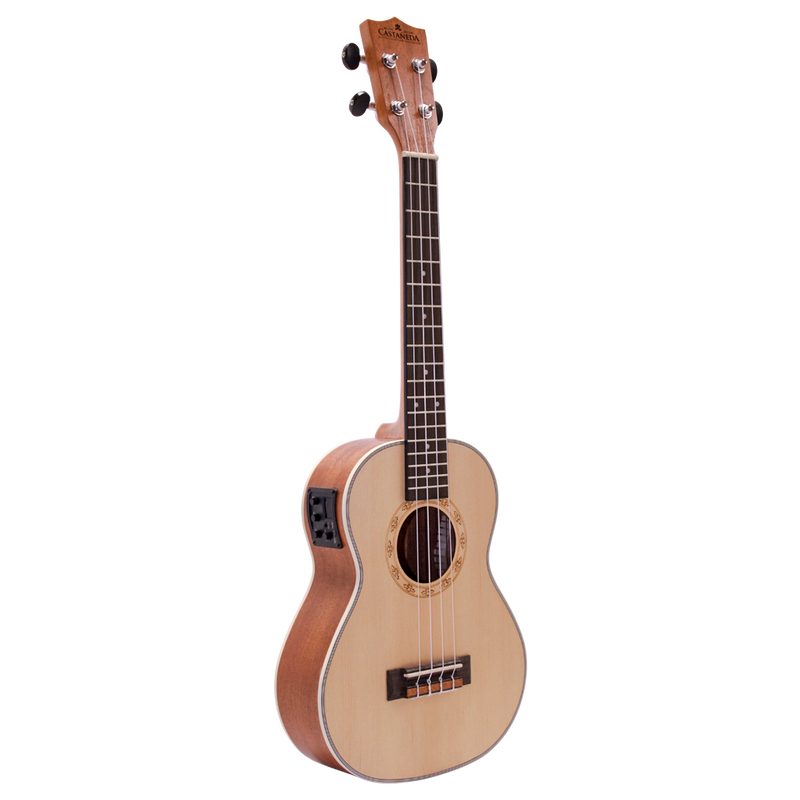 UKULELE TENOR CASTAÑEDA CSTUK607 W/STRAP,BAG - JP Musical