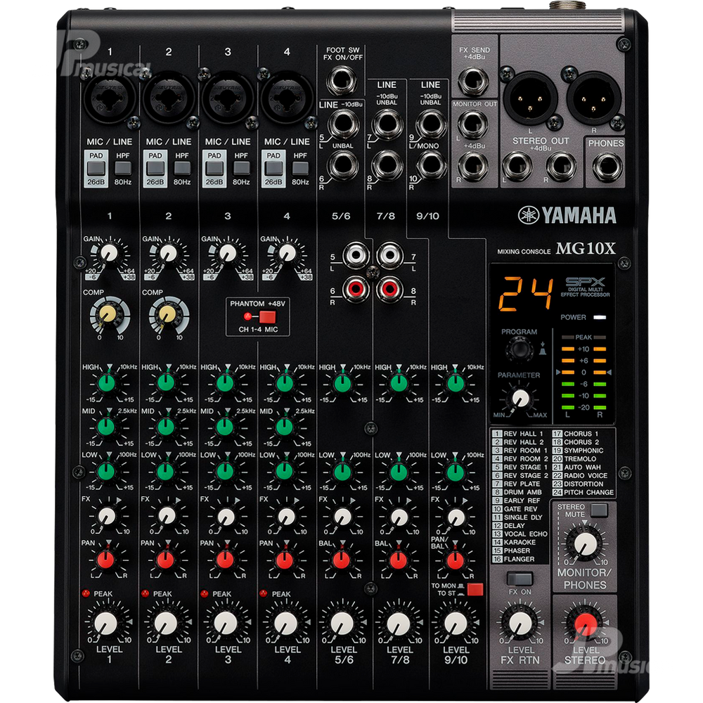 MEZCLADORA YAMAHA MG10XCV | JP Musical