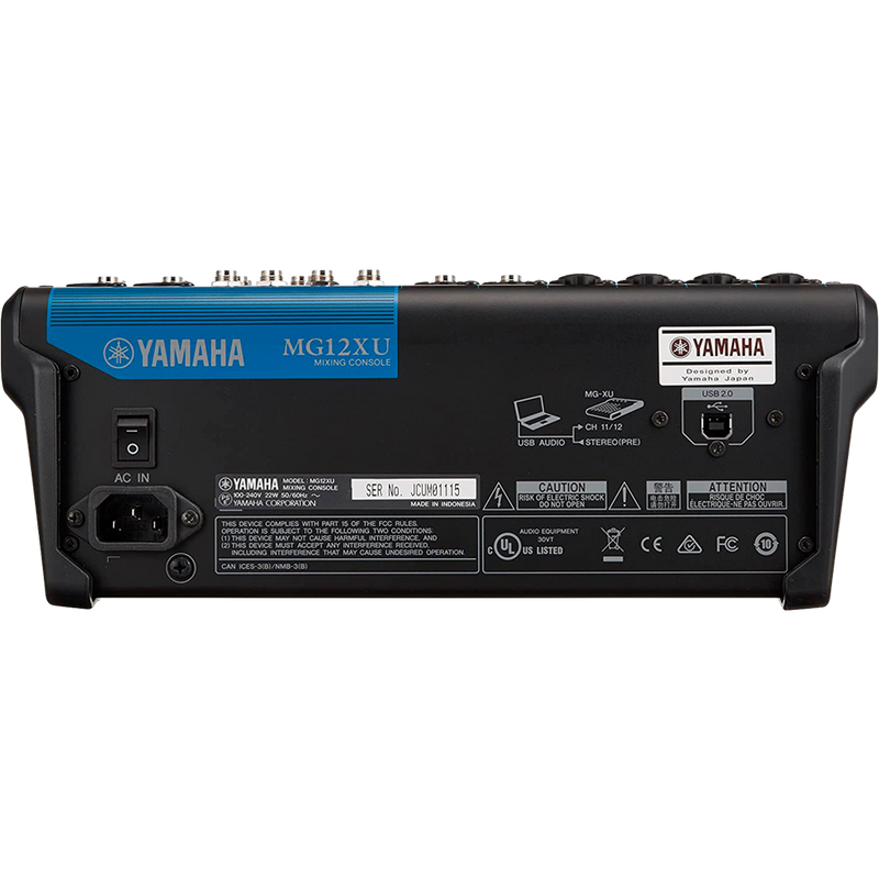 MEZCLADORA YAMAHA MG12XU - JP Musical