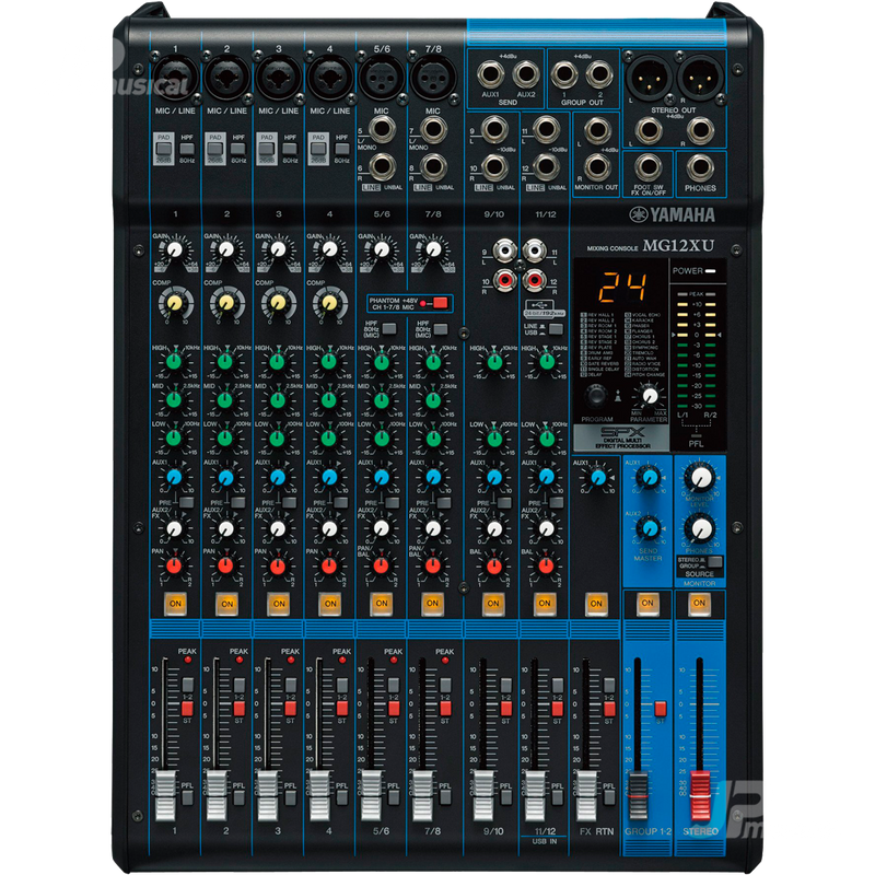 MEZCLADORA YAMAHA MG12XU - JP Musical
